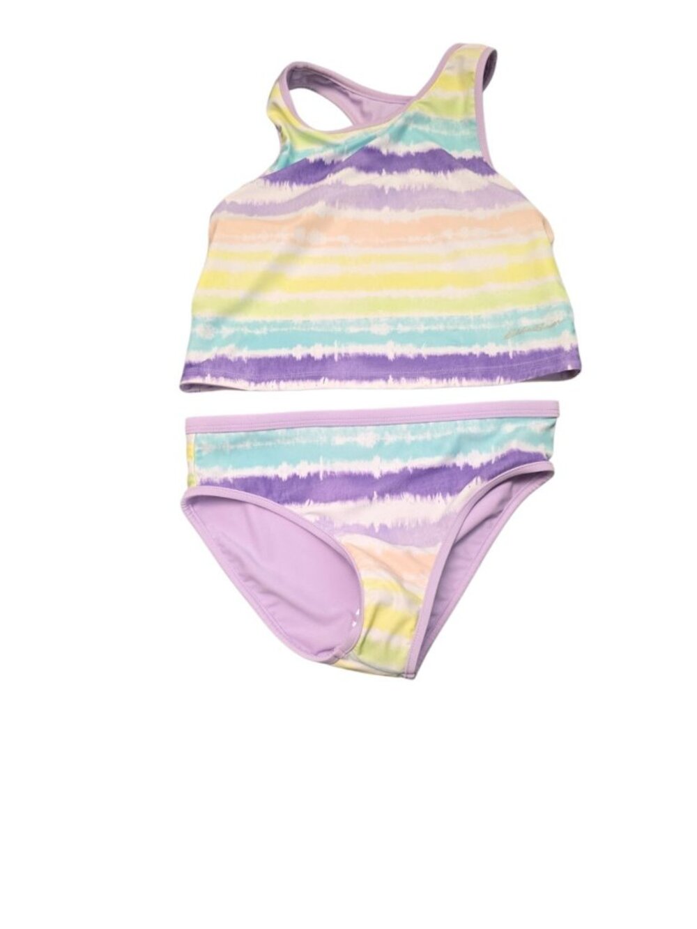 Eddie Bauer Youth Reversible 2 Piece Swim Girls Medium 10/12 Swimming Summer